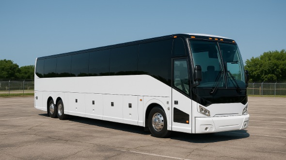 Exterior of Charter Bus Company Allentown's 46 Passenger Charter Bus in Allentown